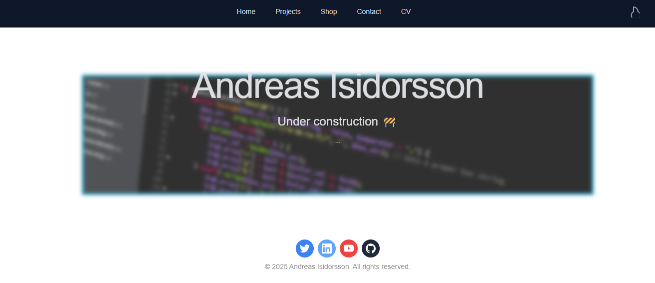 Old Portfolio (React)